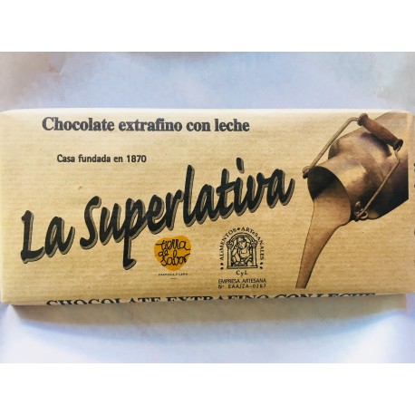 Chocolate extrafino con leche La Superlativa