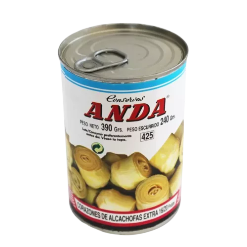 Corazones de Alcachofa en Conserva Anda (400g)