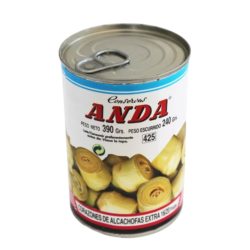 Corazones de Alcachofa en Conserva Anda (400g)