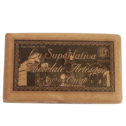 Chocolate Negro 70% Cacao "La Superlativa" (Sin Gluten)