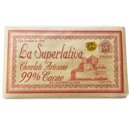 Chocolate Negro 90% Cacao "La Superlativa" (Sin Gluten)