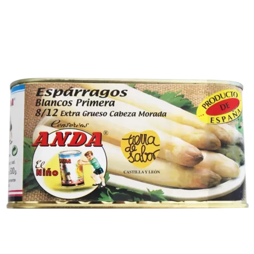 Espárragos Blancos Extra Gruesos (8/12 Frutos) - Anda