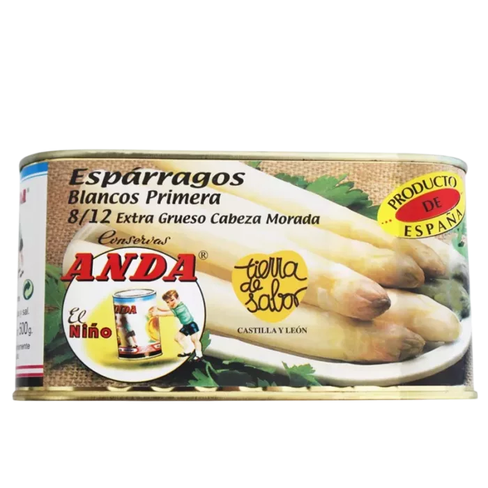 Espárragos Blancos Extra Gruesos (8/12 Frutos) - Anda