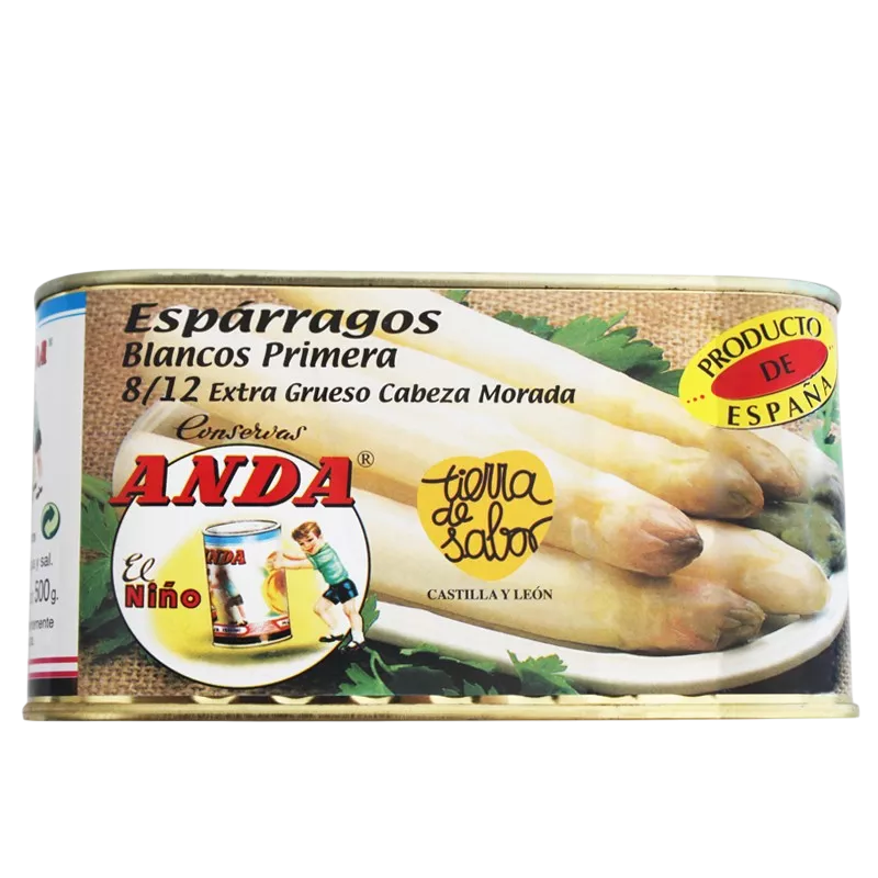 Espárragos Blancos Extra Gruesos (8/12 Frutos) - Anda