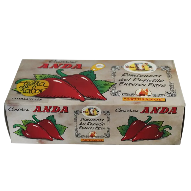 Pimientos del Piquillo Enteros Extra (Asados a la Leña) - Anda