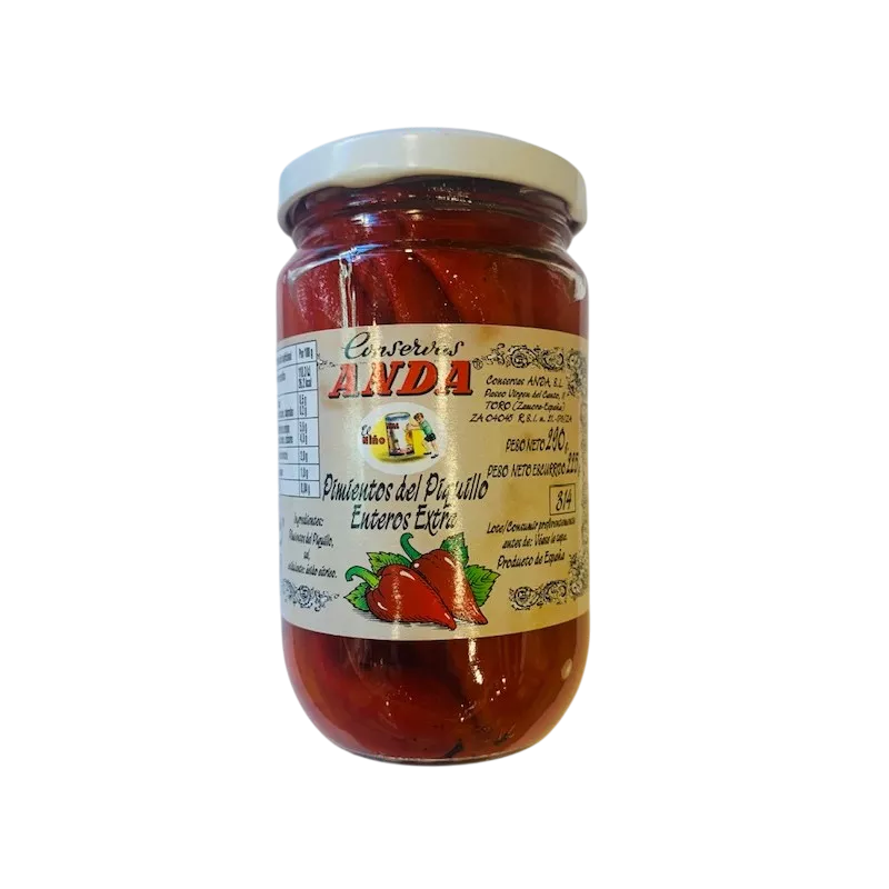 Pimientos del Piquillo Enteros Extra - Anda (290g)