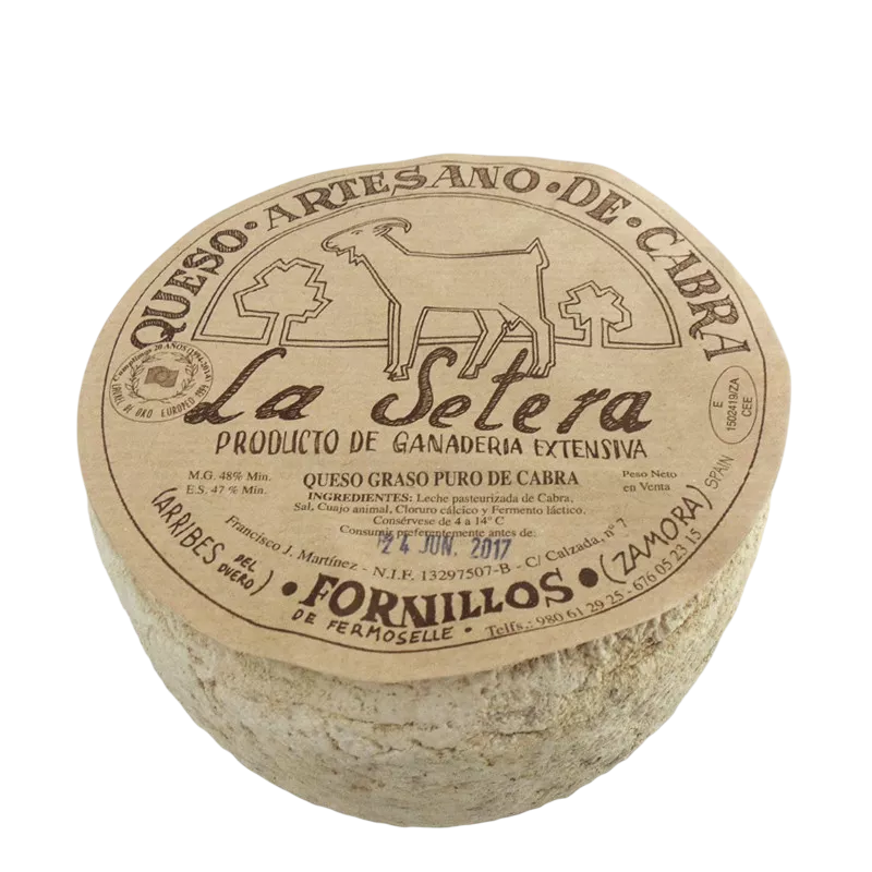Queso de Cabra Artesano de los Arribes - La Setera (1kg)