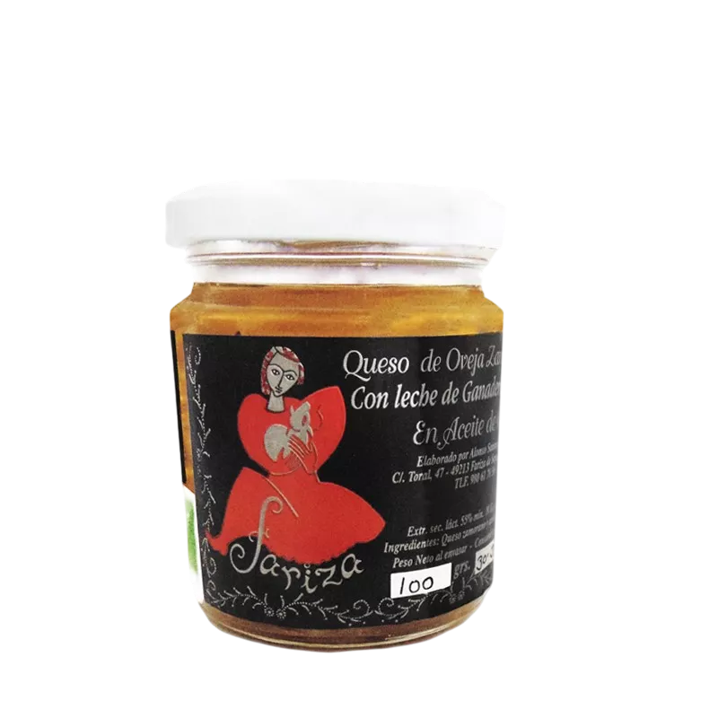 Queso de Oveja Ecológico en Aceite de Oliva y Romero - La Faya
