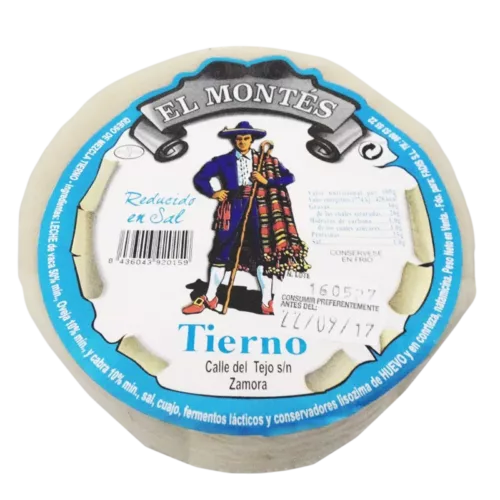 Queso de Mezcla Tierno Bajo en Sal "El Montés" (1kg)