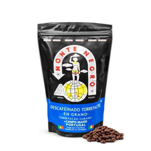 Paquete de café portugués Montenegro Superior descafeinado grano - Sabor de Sayago