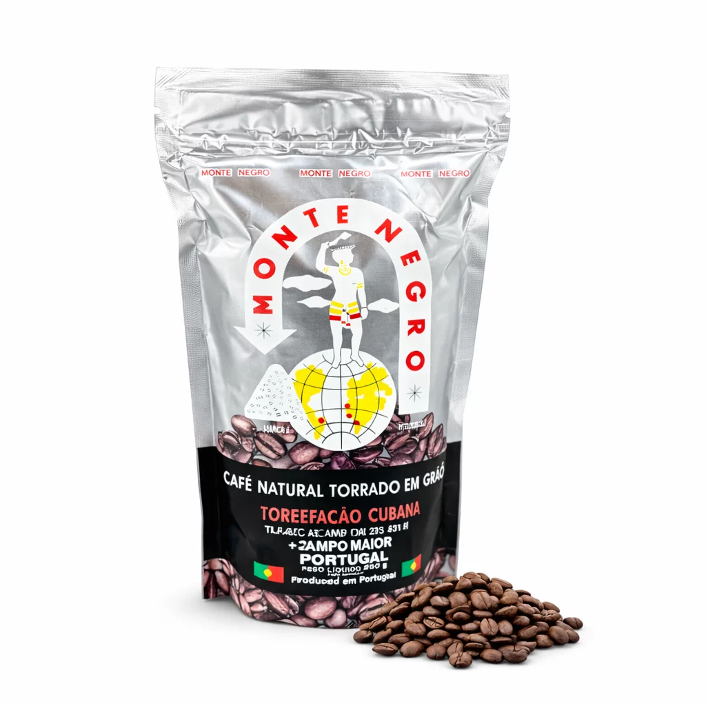 Paquete de café portugués Montenegro Superior natural grano - Sabor de Sayago