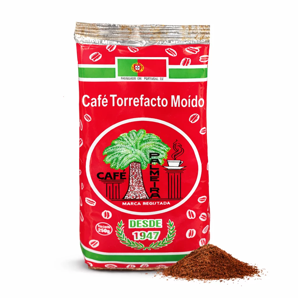Paquete de café portugués Palmeira Superior torrefacto molido - Sabor de Sayago