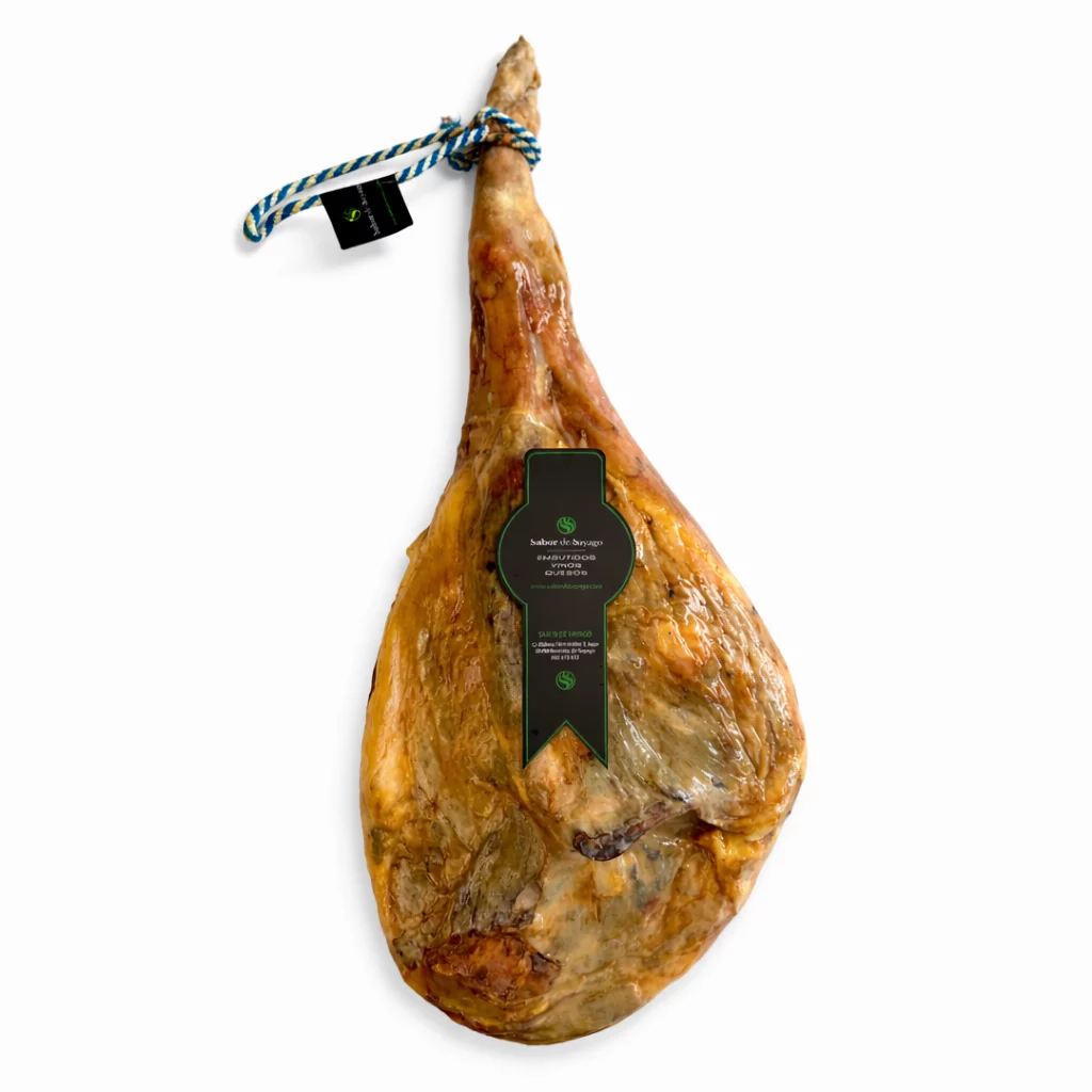 Jamón de bodega reserva curado en Zamora.