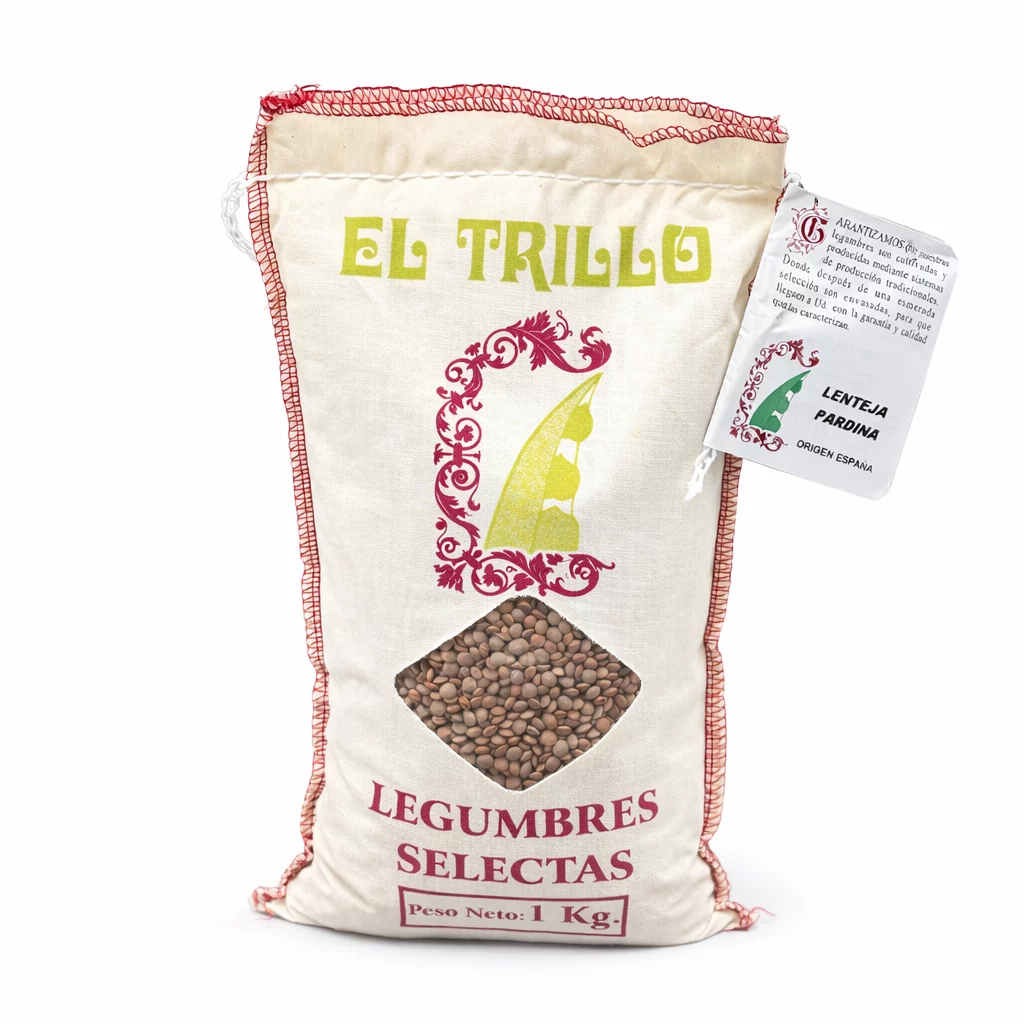Saco de lenteja pardina El Trillo legumbre de calidad