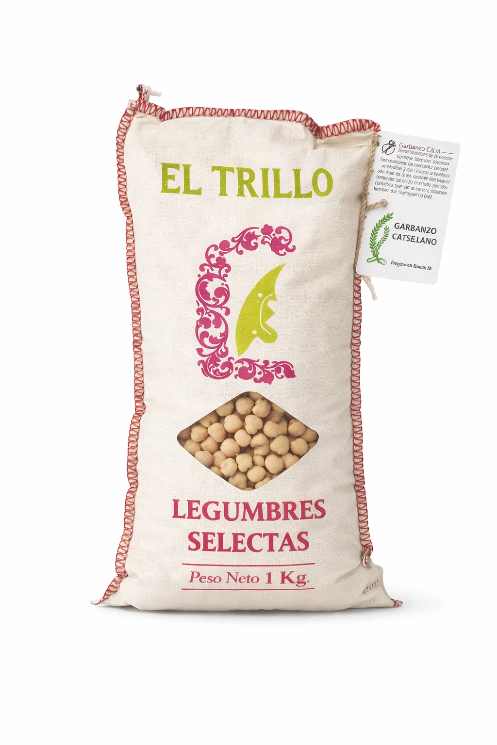 Saco de garbanzo castellano El Trillo calidad extra
