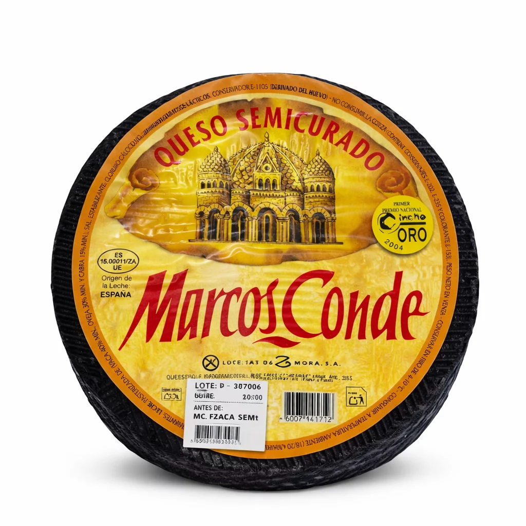 Queso mezcla semicurado Marcos Conde de Zamora.