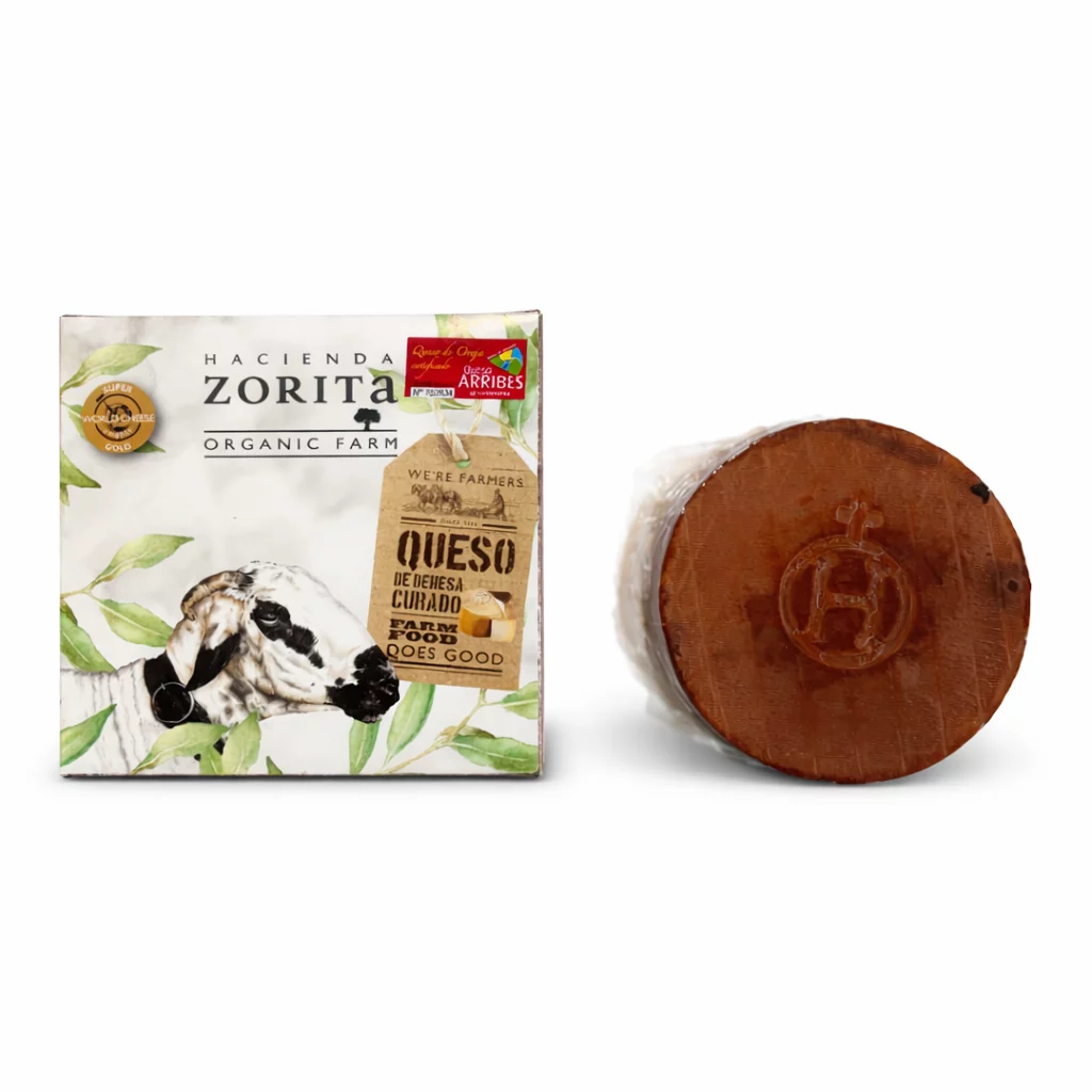 Queso de oveja Zorita artesano curado en Zamora.