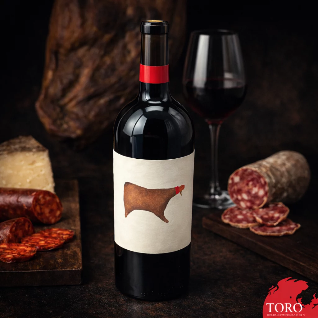 Copa de vino tinto Reserva Pellejo mostrando sus tonalidades de gran reserva.