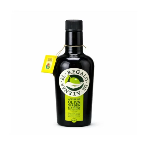 Botella de Aceite de Oliva Virgen Extra El Regalo de Atenea variedad Manzanilla de Arribes