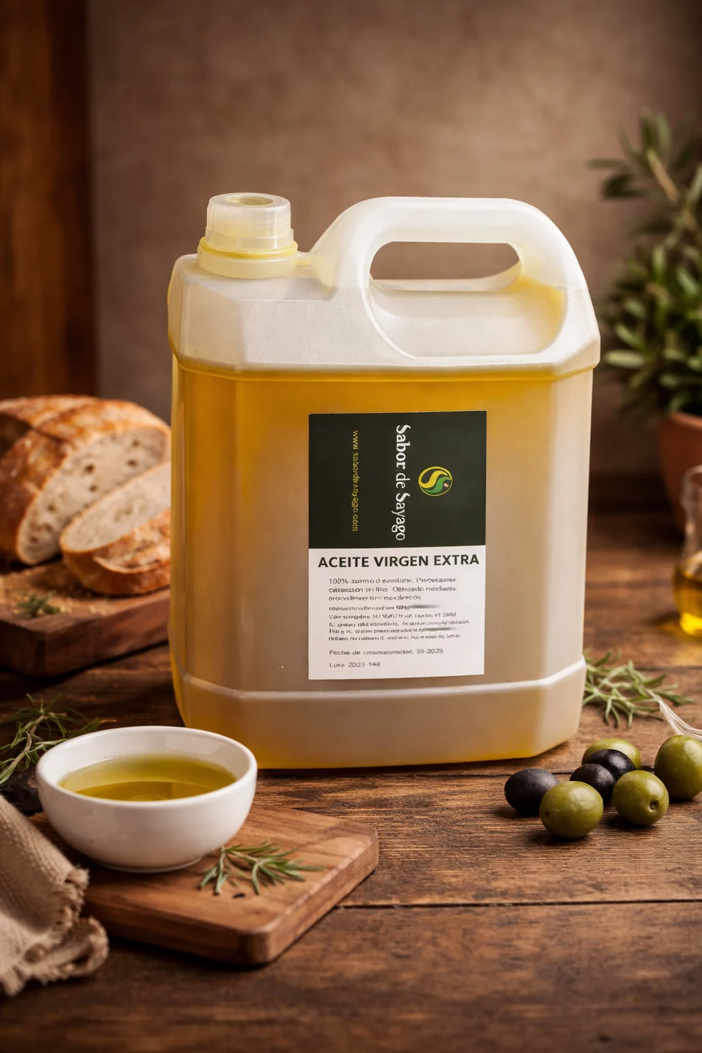 Aceite de oliva virgen extra de Manzanilla de Arribes de 5 litros para consumo diario
