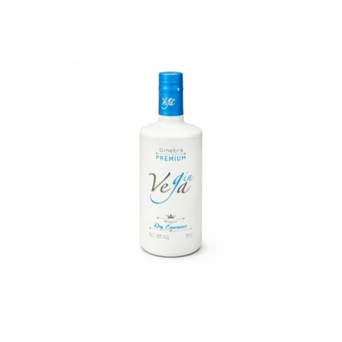 Botella de ginebra artesanal Premium Vega Gyn de Sabor de Sayago.