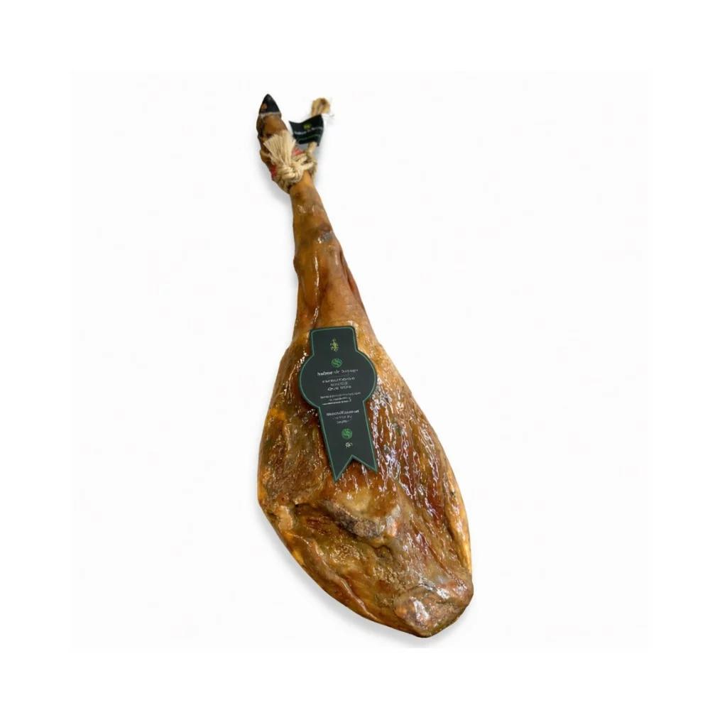 Jamón ibérico artesano de curación lenta.