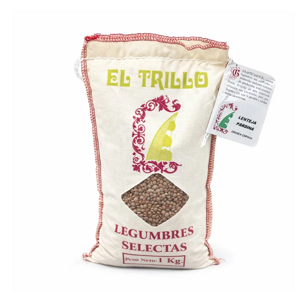 Saco de lenteja pardina El Trillo legumbre de calidad