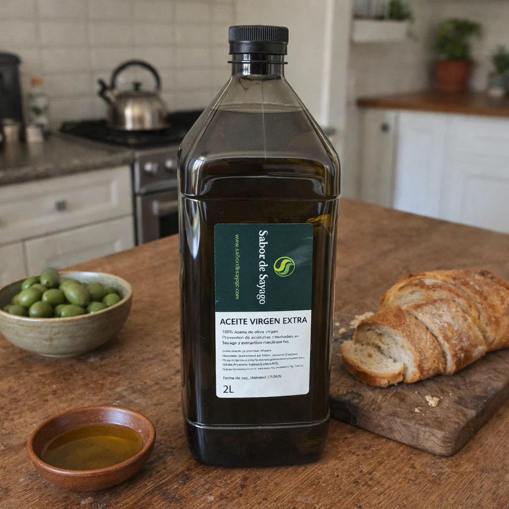 Uso en cocina del aceite virgen extra Sabor de Sayago 2L para recetas tradicionales