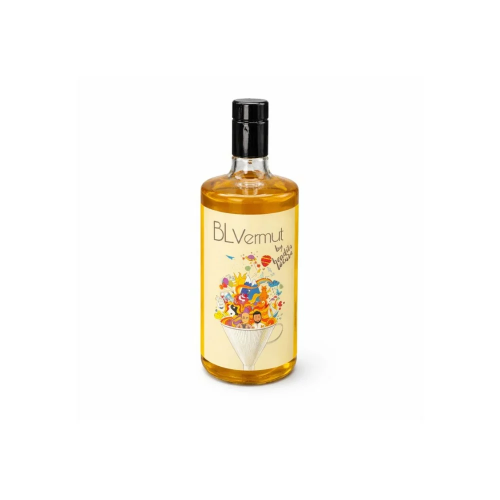 Botella de vermut blanco Bendita Locura de Sabor de Sayago.
