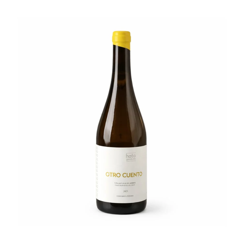 Botella de vino blanco Malvasía Otro Cuento de Sabor de Sayago.