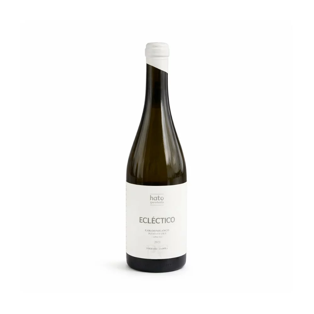 Botella de vino blanco Puesta en Cruz Ecléptico de Sabor de Sayago.