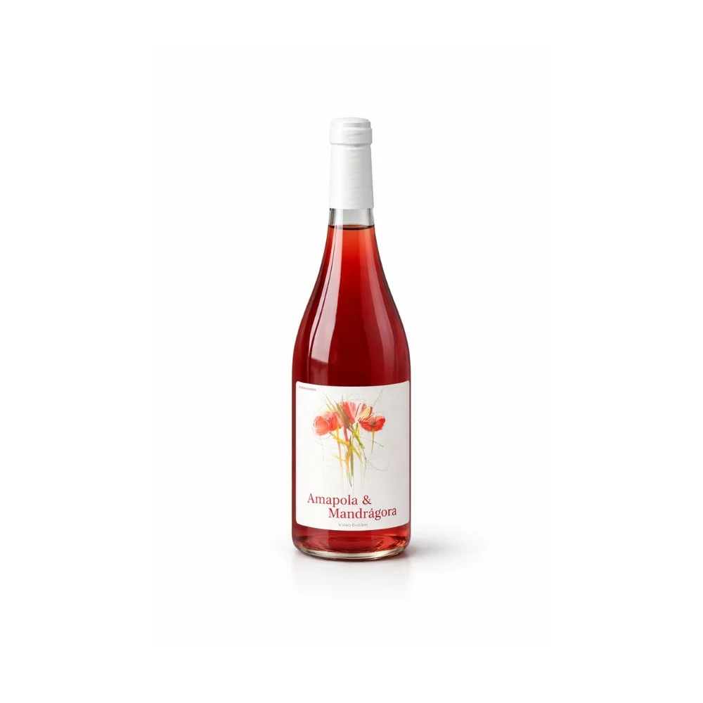 Botella de vino rosado Amapola y Mandrágora de Sabor de Sayago.