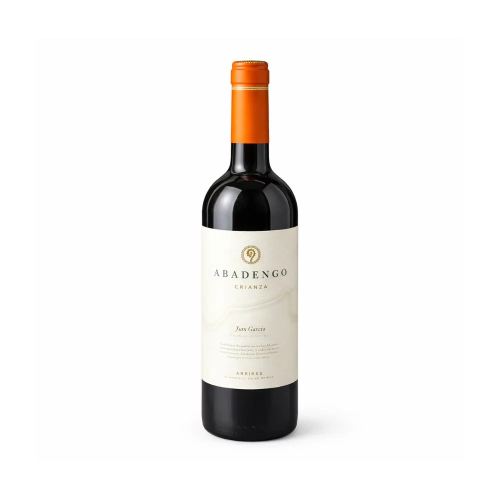 Botella de vino tinto Crianza Abadengo de Sabor de Sayago.