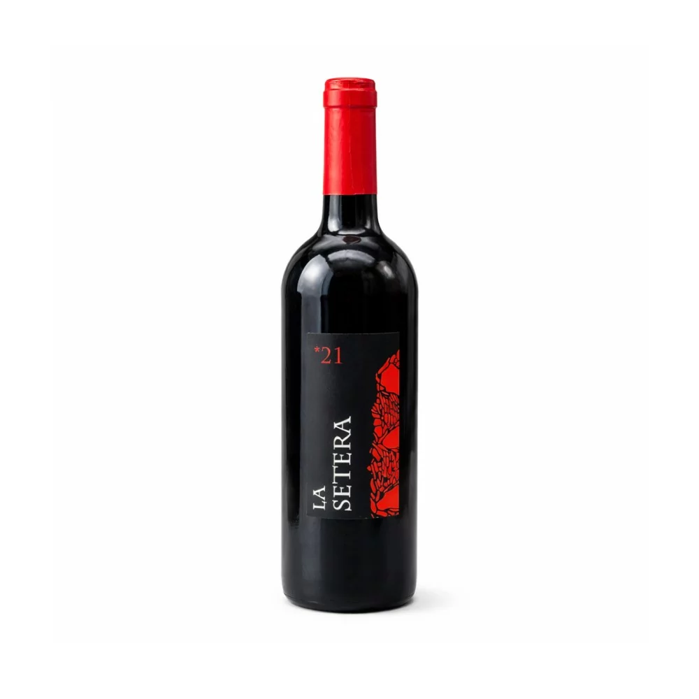 Botella de vino tinto Crianza La Setera de Sabor de Sayago.