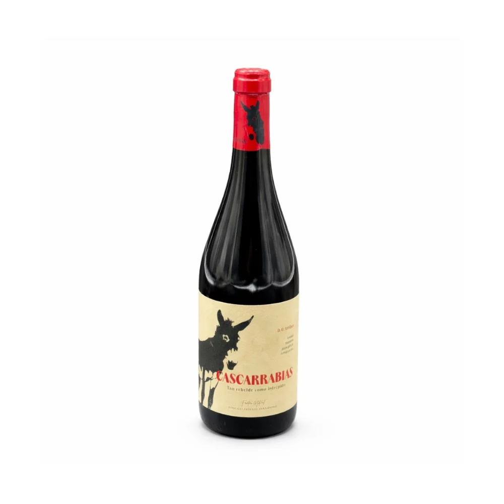Botella de vino tinto Juan García Cascarrabias de Sabor de Sayago.