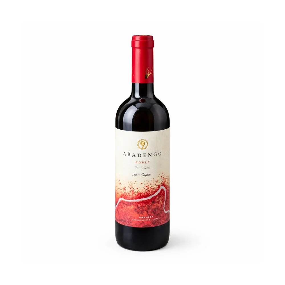 Botella de vino tinto roble abadengo de Sabor de Sayago.
