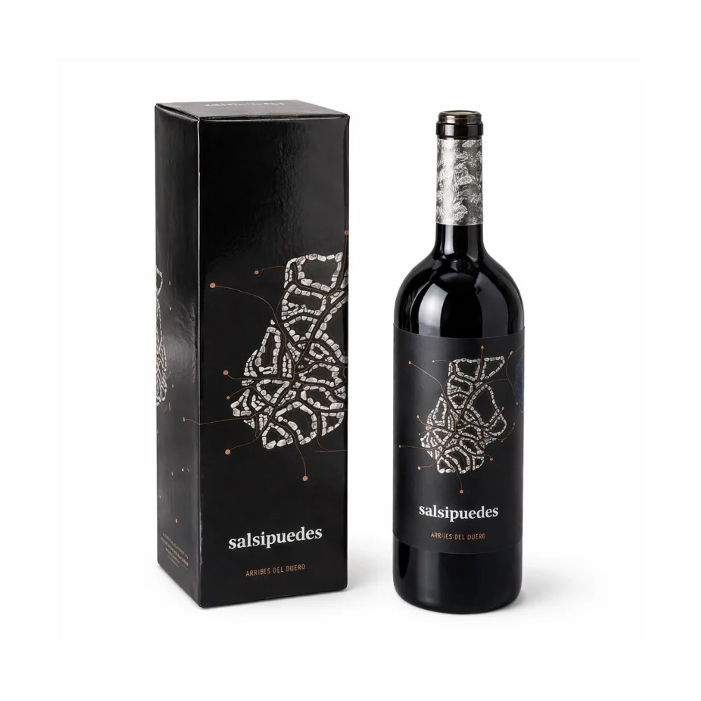 Botella de vino tinto Salsipuedes de Sabor de Sayago.